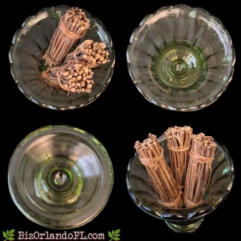 VINTAGE: Indiana Glass Avocado Green Fluted Pedestal Vase with Scalloped Edge